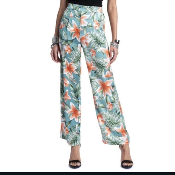 Closette Chic Pants - - CLOSETTE CHIC high wasted Satin pants